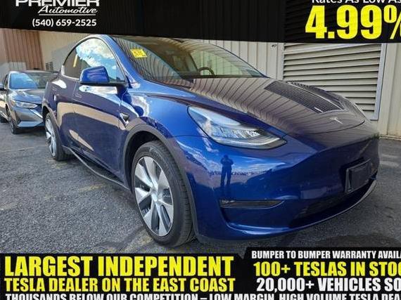 TESLA MODEL Y 2020 5YJYGDEEXLF009532 image